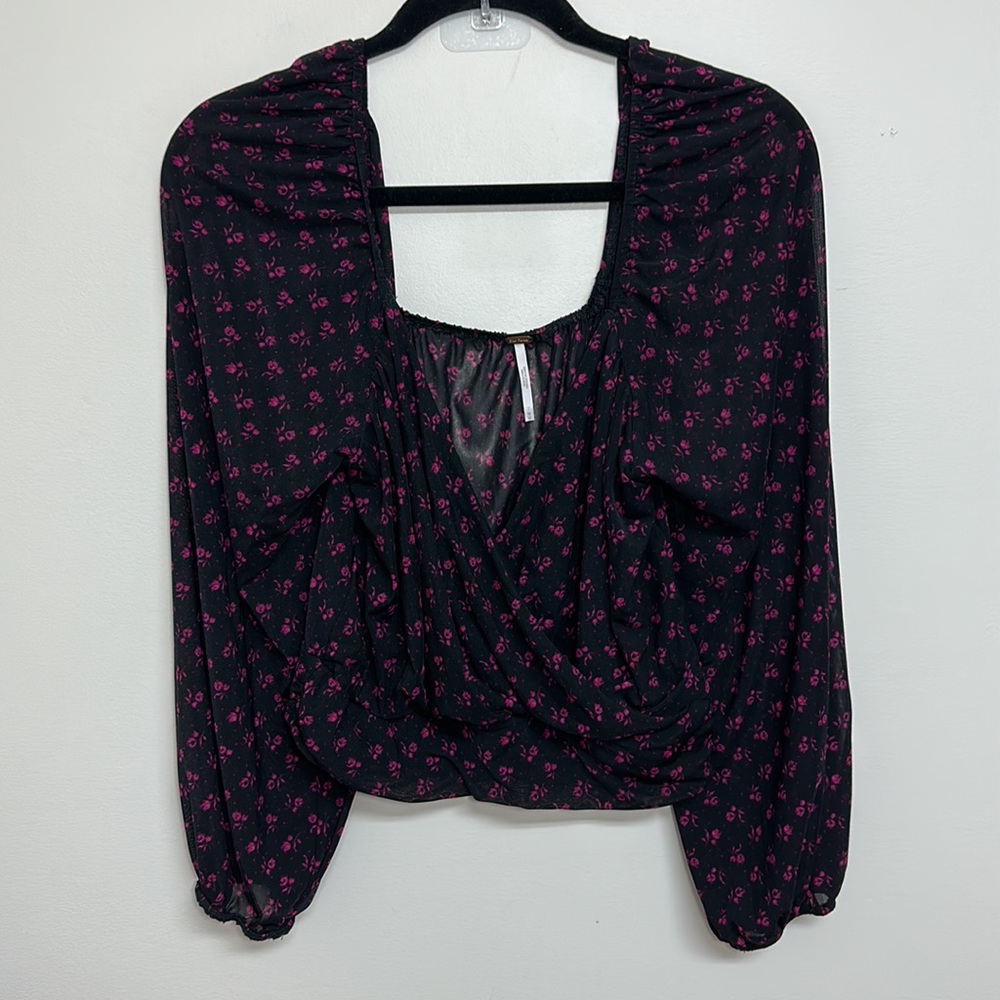 Free People Sweetie Pie Blouse Medium - Picture 2 of 5